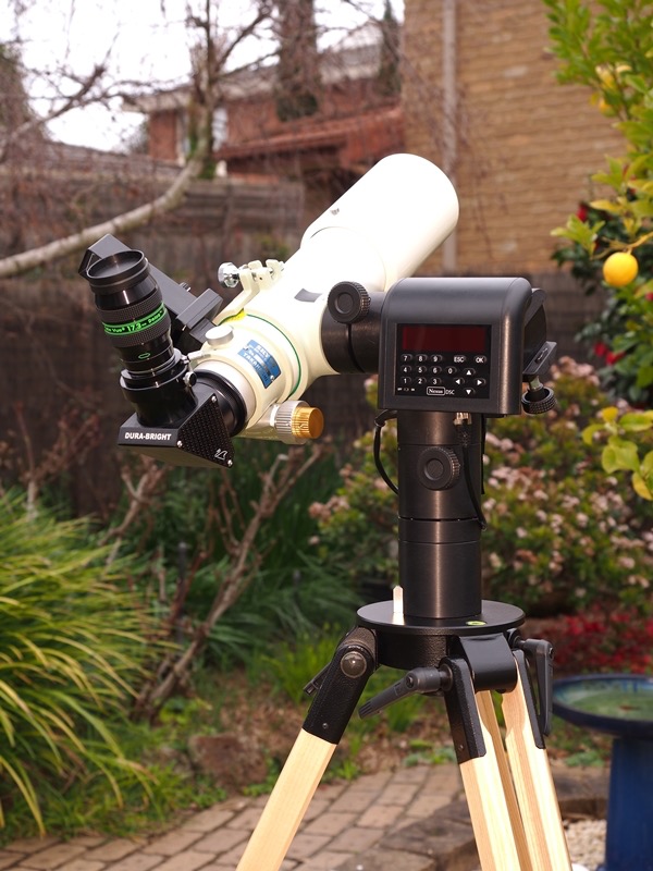 The Nexus DSC on a Berlebach mount with a Takahashi refractor
